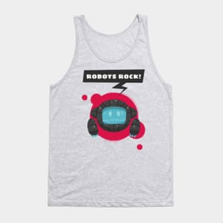 Robots Rock ! Tank Top